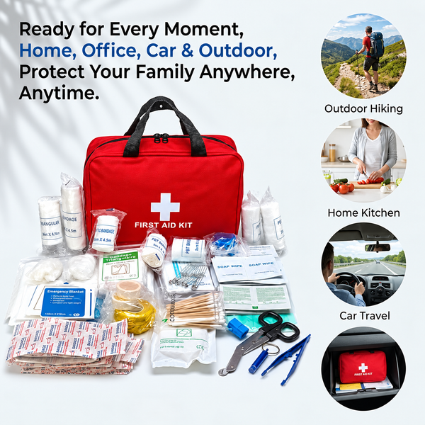 Sakerplus® Portable Emergency First Aid Kit
