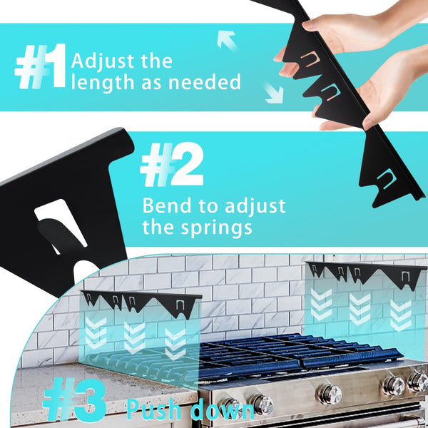 Sakerplus® Stove Gap Covers Stainless Steel