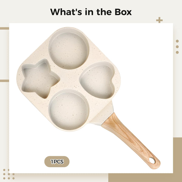 Sakerplus® Egg Pan Four Hole Breakfast Skillet