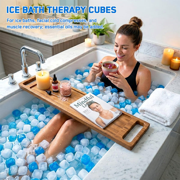 Sakerplus® Reusable BPA-Free Refreezable Plastic Ice Cubes