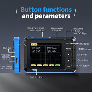 Sakerplus Handheld Digital Oscilloscope Kit Portable