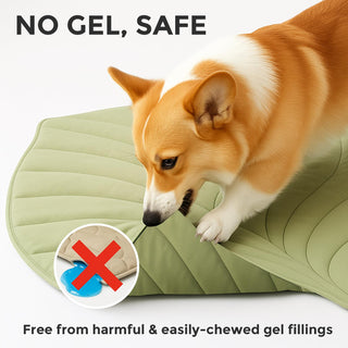 Sakerplus Leaf Shaped Dog Cooling Mat