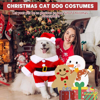 SAKER® Dog Cat Christmas Costume