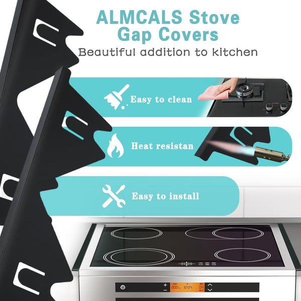 Sakerplus® Stove Gap Covers Stainless Steel