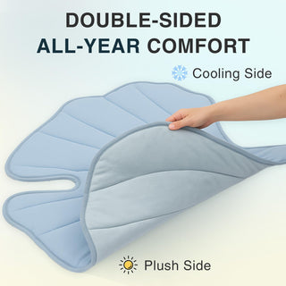 Sakerplus Leaf Shaped Dog Cooling Mat