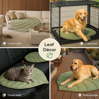 Sakerplus Leaf Shaped Dog Cooling Mat