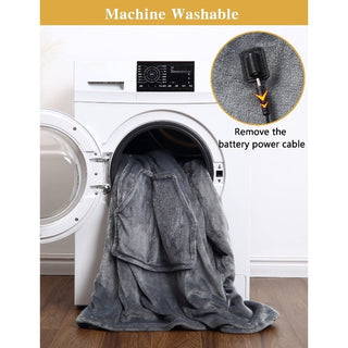 Sakerplus Cordless Oversized Heated Hoodie Blanket