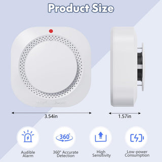 Sakerplus® Battery Operated Photoelectric Smoke Detector