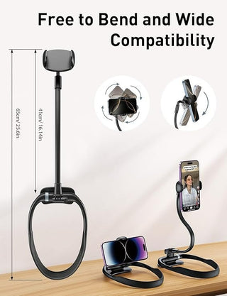 Sakerplus Neck Phone Holder For Bed