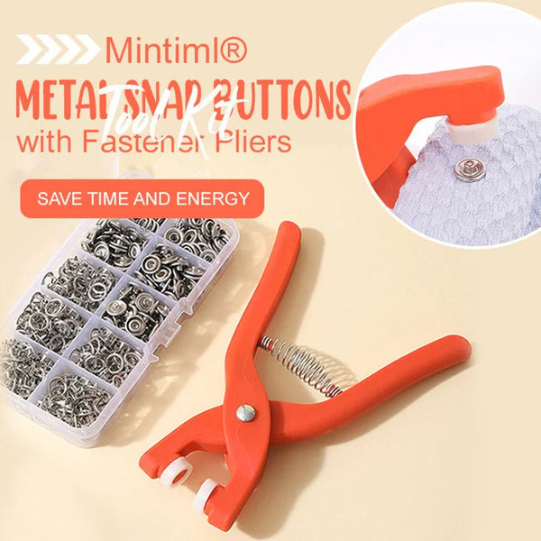 Sakerplus Metal Snap Fastener Tool Set