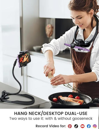 Sakerplus Neck Phone Holder For Bed