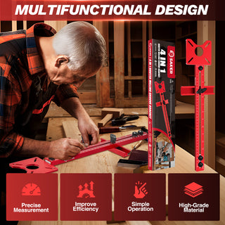 Saker® Adjustable Router Milling Groove Jig