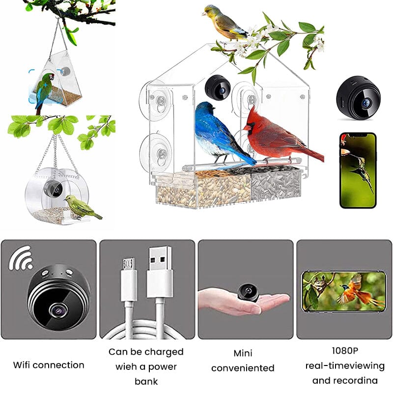 SAKER® Smart Bird Feeder with Camera