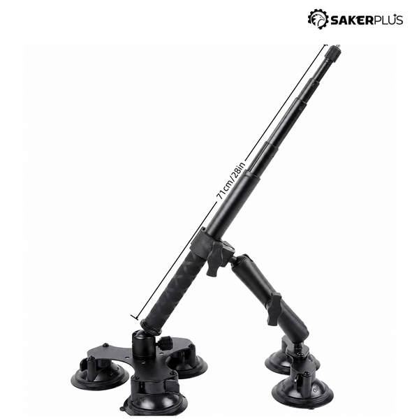 Sakerplus® Action Camera Suction Mount Kit
