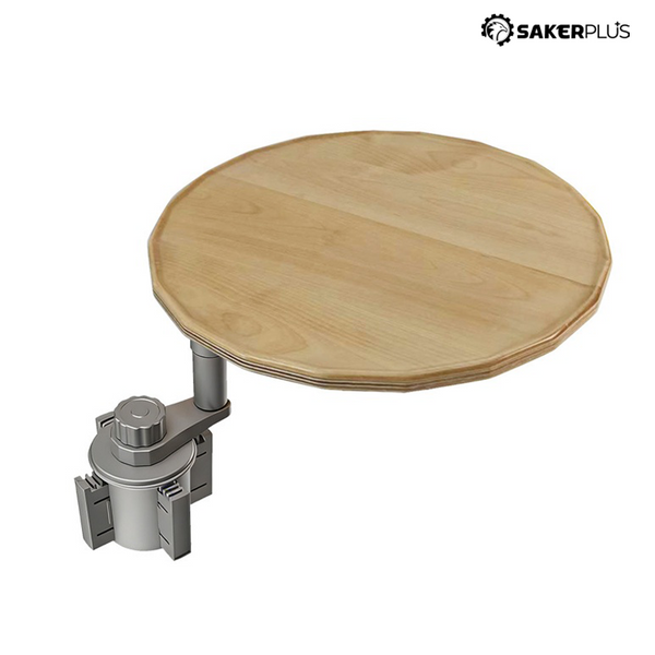 Sakerplus® 360° Rotating Wooden Car Cupholder Tray