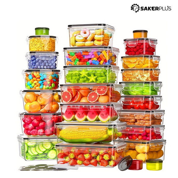 Sakerplus®  25-Piece Airtight Food Storage Container Set