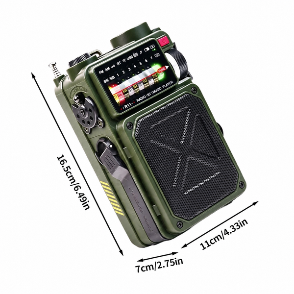 Sakerplus® Portable Shortwave Radio For Camping & Home