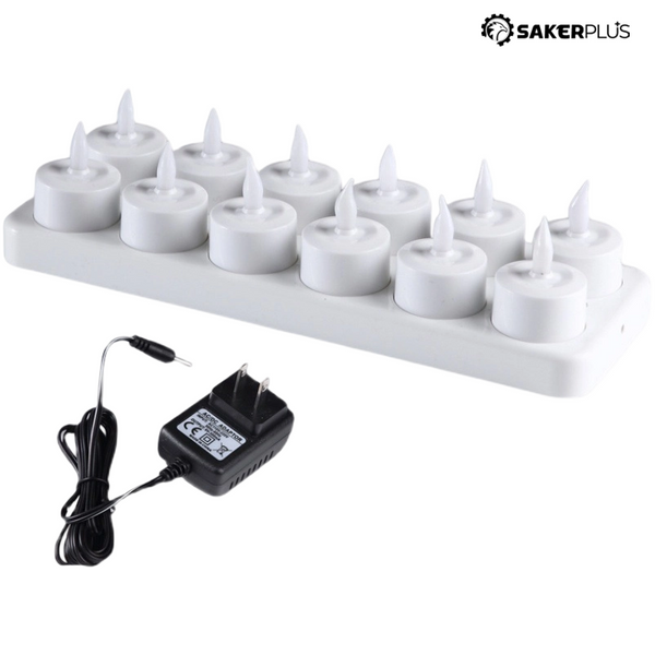 Sakerplus® Rechargeable LED Candles For Decorative Lighting