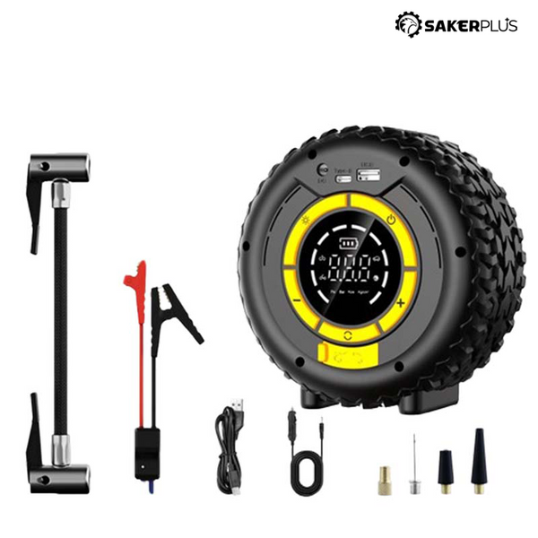 Sakerplus® Portable Tire Inflator Jump Starter