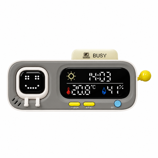 Sakerplus® Smart Thermometer Hygrometer Clock