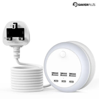 Sakerplus® 6 Port USB Power Strip