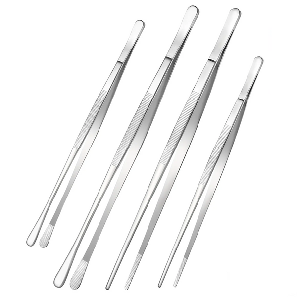 Sakerplus® Extra-Long Stainless Steel Tweezer Tongs