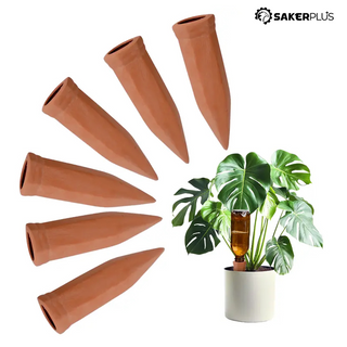 Sakerplus® Self-Watering Terracotta Plant Spikes Pack