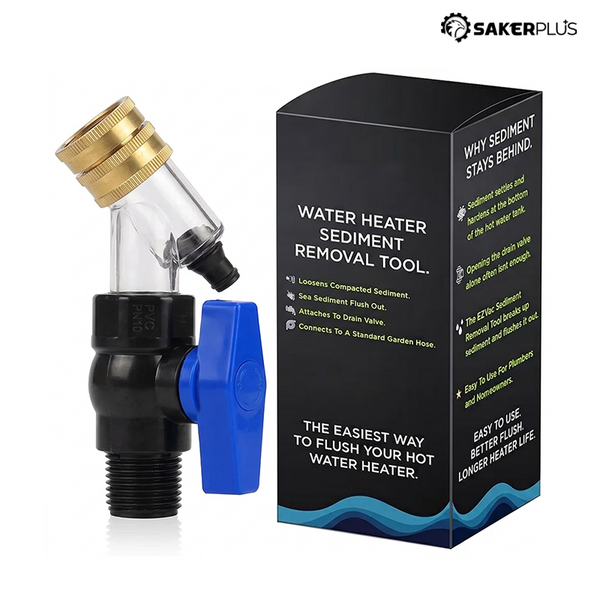 Sakerplus® Water Heater Sediment Removal Tool