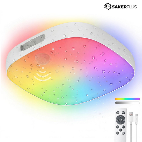 Sakerplus® Rechargeable Motion Sensor Shower Light