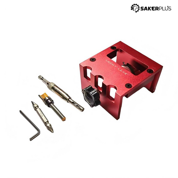 Sakerplus® Precision Door Latch Mortise Template