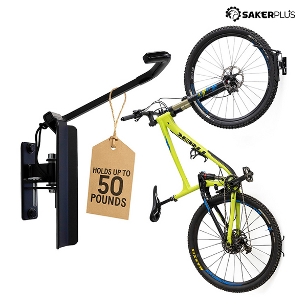 Sakerplus® Swivel Wall Mount Bike Rack