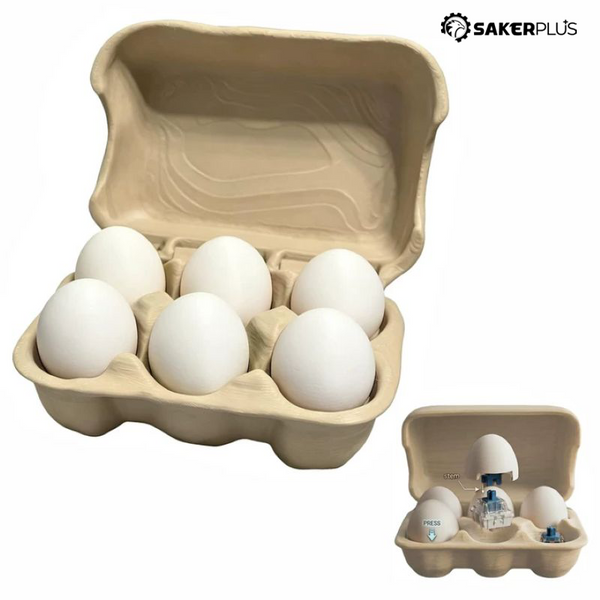 Sakerplus® Egg Carton Keyboard Clicker Fidget Toy