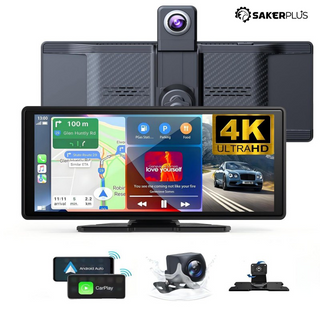 Sakerplus® 360° Rotating Wireless Carplay Display