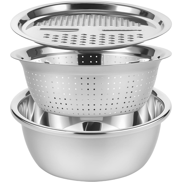 Sakerplus® Multifunctional Stainless Steel Basin With Grater