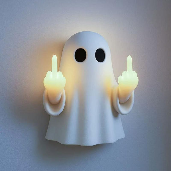 Sakerplus® Cute Ghost Night Light with Middle Finger Gesture