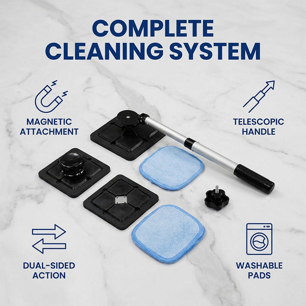 Sakerplus® Double Sided Magnetic Windshield Cleaning Kit
