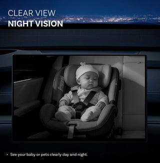 Sakerplus® 2-In-1 Baby Car Monitor