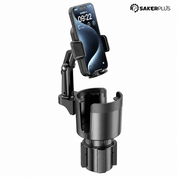 Sakerplus® 2-In-1 Car Cup Holder Phone Mount