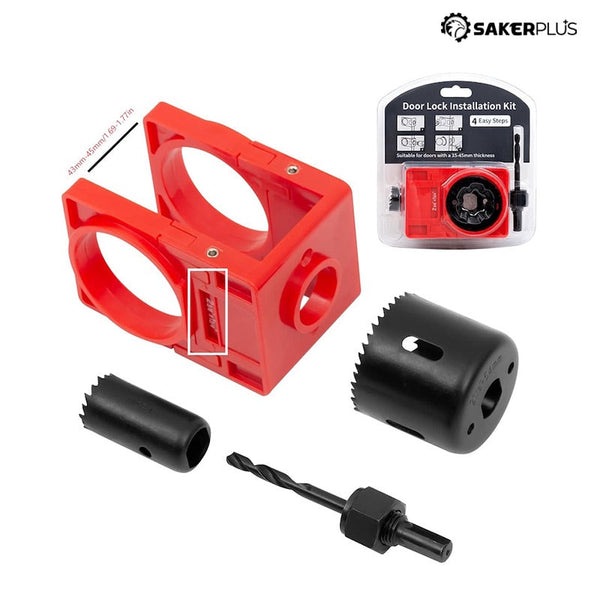 Sakerplus® Door Lock Installation Drilling Kit