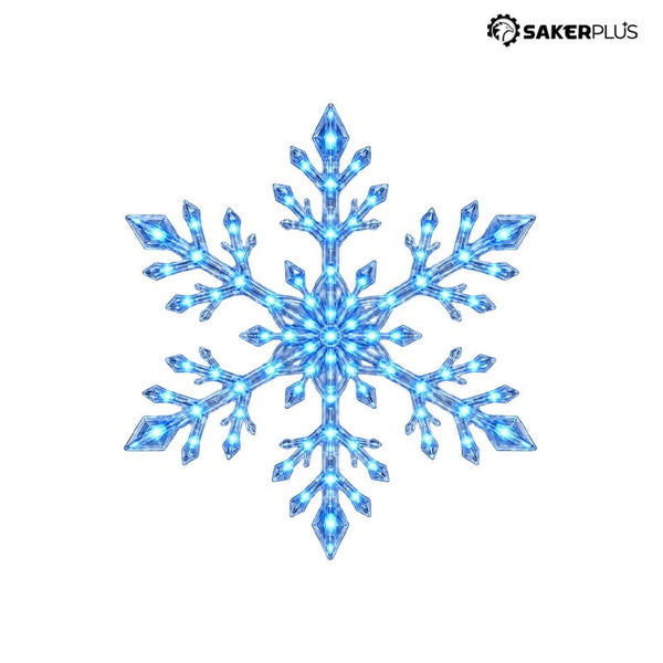 Sakerplus® LED Snowflake Wall Decoration Light Set