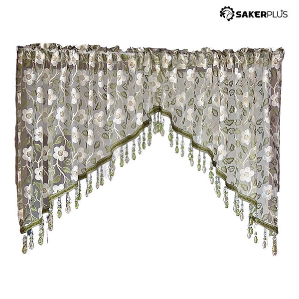 Sakerplus® Bedroom Lace Curtain With Adjustable Rod