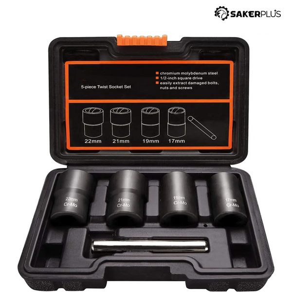 Sakerplus® Damaged Lug Nut Extractor Set