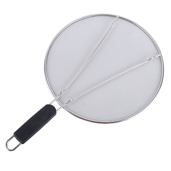 Sakerplus® Stainless Steel Splatter Screen Frying Pan