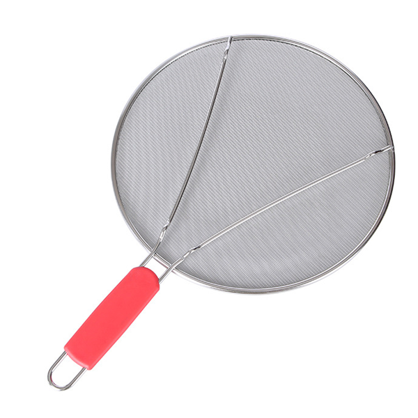 Sakerplus® Stainless Steel Splatter Screen Frying Pan