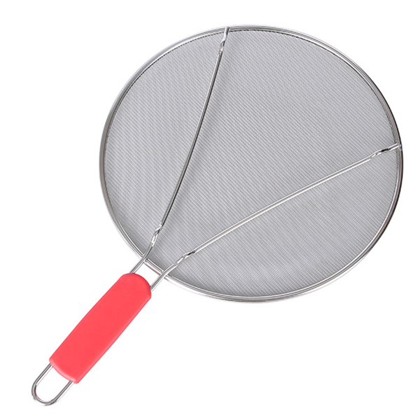 Sakerplus® Stainless Steel Splatter Screen Frying Pan
