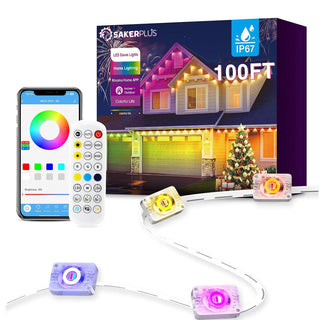 Sakerplus Smart RGB Outdoor Lights for Decor