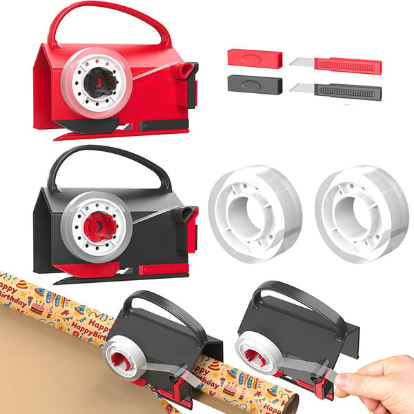 Sakerplus Wrapping Paper Cutter And Dispenser Set