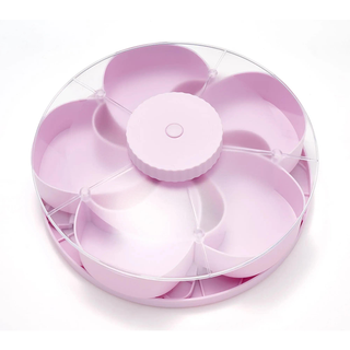 Sakerplus® Rotating Divided Snack Serving Tray