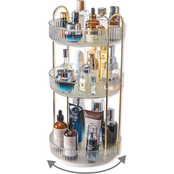Sakerplus® 360 Rotating 3 Tier Organizer