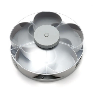 Sakerplus® Rotating Divided Snack Serving Tray